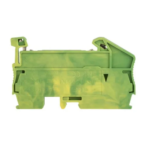 Колодка клеммная ST-2.5 3 вывода земля пружинная EKF plc-jxb-st-2.5-3-pen фото 2