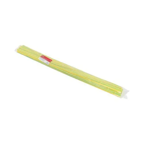 Трубка термоусадочная ТУТ нг 10/5 желт./зел. 1м (уп.50м) PROxima EKF tut-10-yg-1m фото 3