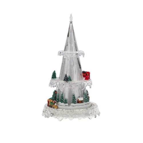 Фигура светодиодная "Новогодний поезд с мелодией" 30.5см RGB на подставке Neon-Night 513-025 фото 8