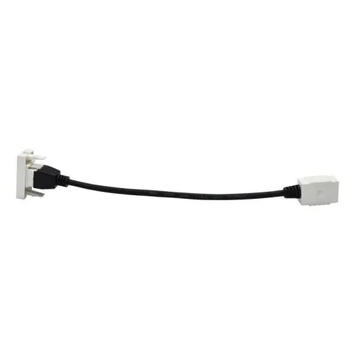 Розетка 1мод. HDMI M/M РКМ-10-00-П бел. PRIMER IEK PR-KK40D-RH-0-1-K01 фото 3