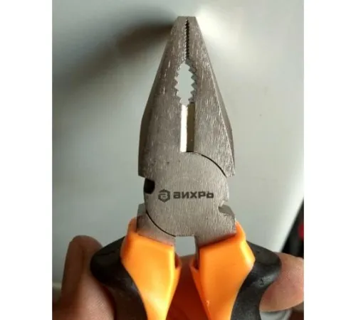 Плоскогубцы (пассатижи) 160мм двухкомпонентн. рукоятки никелир. Вихрь 73/6/3/6 фото 4