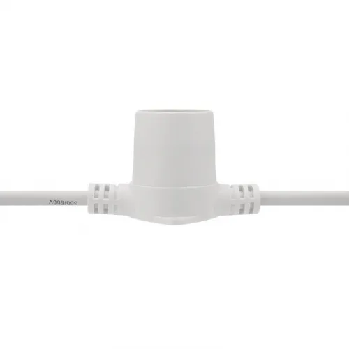 Гирлянда "Белт Лайт" 20м шаг 50см 40 патронов 50Вт IP44 провод каучук бел. Neon-Night 331-334 фото 2