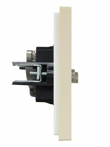 Розетка 2-м TV+SAT FORTE&PIANO FP438 ваниль IEK FP-AF20-O-K10 фото 4