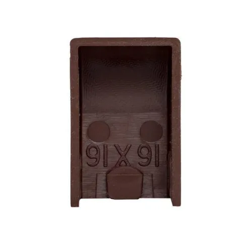 Заглушка 16х16 под темн. дерево Plast PROxima (уп.4шт) EKF ecd-16-16x4 фото 4