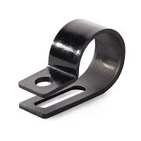 Скоба СНК 20 пластик. черн. (уп.100шт) Fortisflex 103933