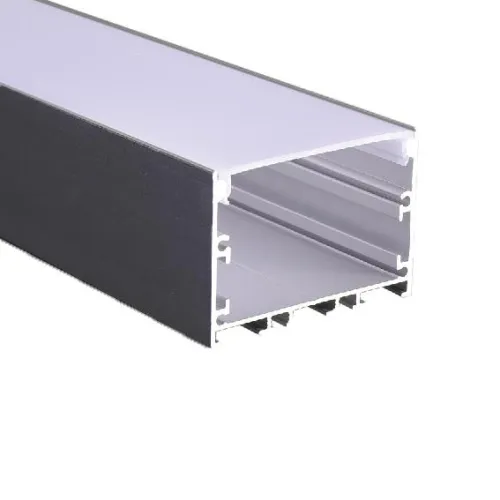 Профиль накладной PAL 5035-BLACK (комплект 2м 2глухих заглушки рассеиватель матов. 4клипсы крепежных) 2м анод. Pro JazzWay 5058972