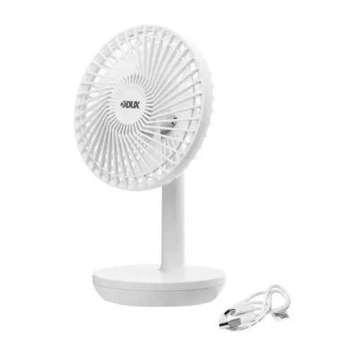 Вентилятор настольный 6Вт USB бел. DUX 60-0214 фото 3