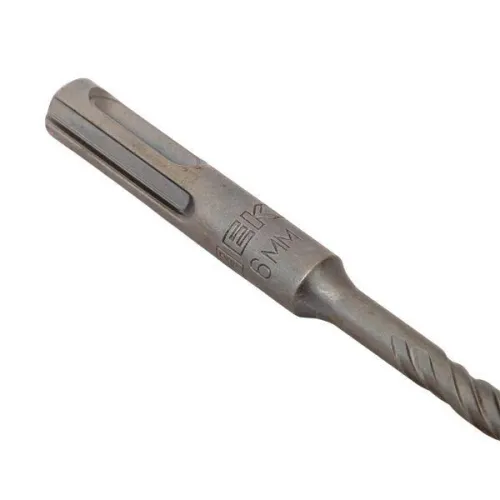 Бур по бетону SDS-plus 6х160мм 2 резца 4S спираль Master EKF db-6-160-2x4 фото 6