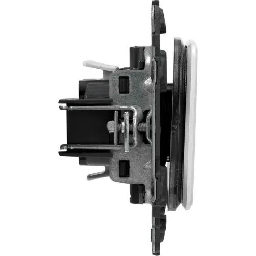 Переключатель 1-кл. СП Valena Allure 10А IP20 250В 10AX с лицев. панелью безвинтов. зажимы механизм бел. Leg 752706 фото 3