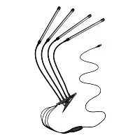 Светильник светодиодный «КРИСТАЛЛ» CTL2-USB-bl Agro для растений спектр 4 плафона по 10Вт на прищепке пульт на шнуре IP40 красн./син. ФАZА 5068810