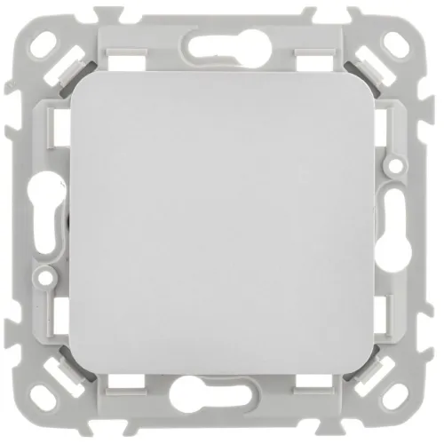 Выключатель 1-кл. СП FLITE ВС11-1-0-ФлА 10А механизм алюм. IEK FI-V10-0-10-1-K47 фото 2