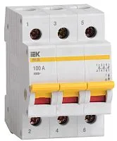 Выключатель нагрузки ВН-32 100А/3П IEK MNV10-3-100