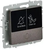 Кнопка звонка BRITE 10А ВС10-1-9-БрТБ для отелей с индик. механизм бронза IEK BR-V14-2-10-K45