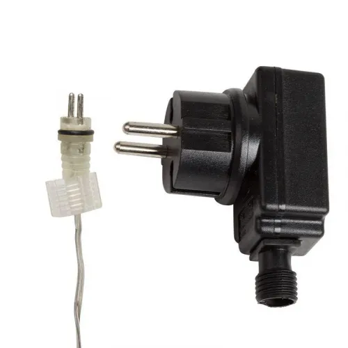 Гирлянда светодиодная "Тающая сосульки" 3.5м 8 сосулек х50см шаг 40см 8х30LED мультиколор 3.6Вт 220В IP20 с трансф. провод черн. Neon-Night 256-319-6 фото 5