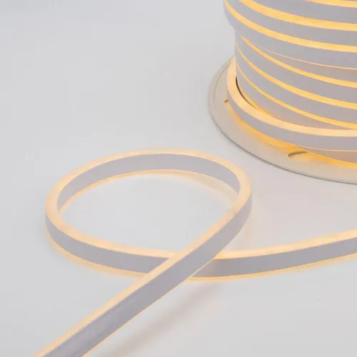 Шнур светодиодный гибкий неон SMD 8х16мм двухсторонний 24В тепл. бел. 120LED/м (уп.50м) Neon-Night 131-116 фото 3