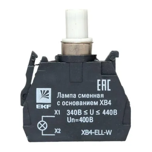 Лампа сменная с основанием XB4 бел. 400В PROxima EKF XB4-ELL-W фото 4