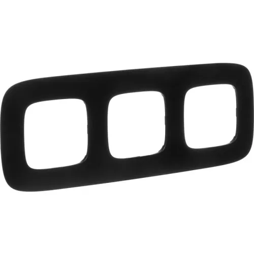 Рамка 3-м Valena Allure универс. матов. черн. Leg 754403 фото 4