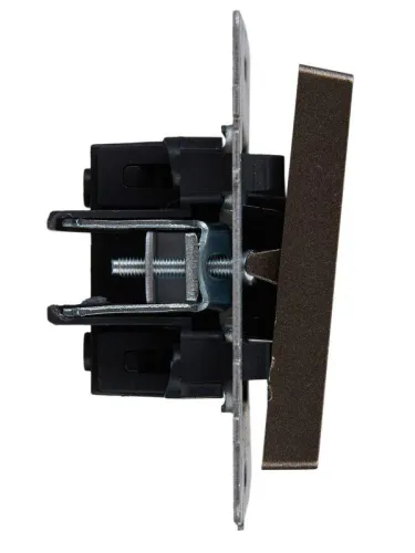 Выключатель проходной 2-кл. СП BRITE ВС10-2-6-БрТБ 10А механизм бронза IEK BR-V22-0-10-K45 фото 4