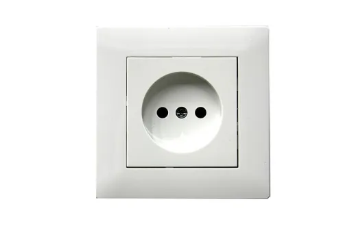 Розетка 1-м Karea RIZZ без заземл. керамика бел. Makel 88001002