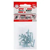 Шуруп универсальный 4.0х30 цинк. с потайной головкой (уп.17шт) пакет Tech-Krep 102428