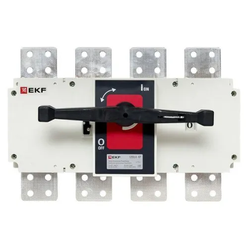 Рубильник-выключатель 4п 1250А с рукояткой управления для прямой установки PowerSwitch EKF psds-1250-4 фото 7