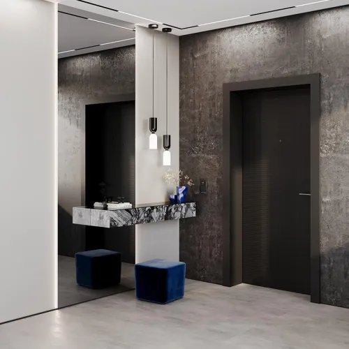 Терморегулятор электронный S70 с индикацией и датчиком для теплого пола механизм черн. матов. Voltum VLS070108 фото 7