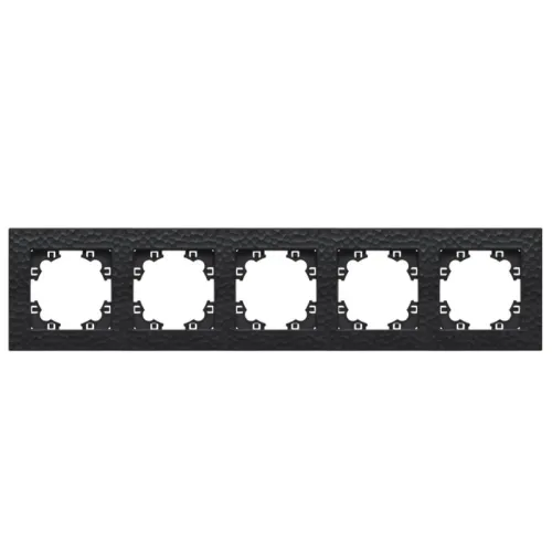 Рамка 5-м Афина фактурная универс. графит Universal A11042-Gr