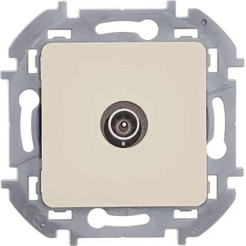 Розетка телевизионная оконечная TV Inspiria 10дБ 5-862мГц механизм сл. кость IEK 673871 фото 4