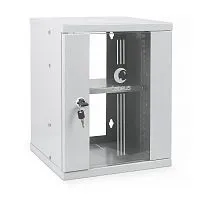 Шкаф телекоммуникационный настенный WSC-8U 10дюйм 8U 326х300х405мм дверь стекло Cabeus 7648c