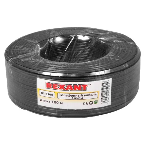 Провод ШТЛП-4 Ч 100м (м) Rexant 01-5109 фото 2