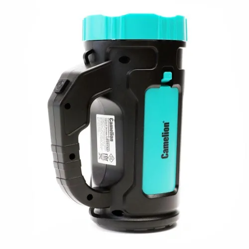 Фонарь аккумуляторный LED51527 3Вт 1LED+COB 4 режима Type C 3хLR03 пластик. черн./зел. Camelion 15130 фото 5