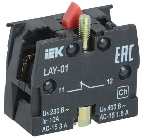 Блок контактный 1р для LAY5 KARAT IEK BDK11