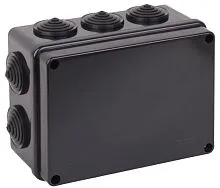 Коробка Тусо распаячная для ОП 150х110х70мм без гермовводов УХЛ1 черн. Ruvinil 67053Ч