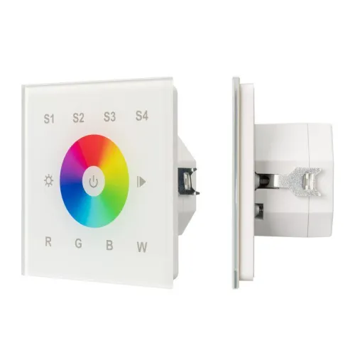 Панель сенсорная DALI-901-11-4G-RGBW-DT8-IN White (BUS/230В) (IP20 пластик) INTELLIGENT ARLIGHT 037202
