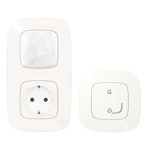 Пакет умный стартовый Valena Allure (шлюз WiFi+розетка умн. 2К+З 16А 230В+главн. беспроводн. выкл. "Я дома/Я вне дома") жемчуж. Netatmo 752996