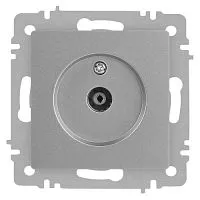 Розетка телевизионная одиночная TV СП Accent 6-301-03 IP20 алюм. Intro Б0063607