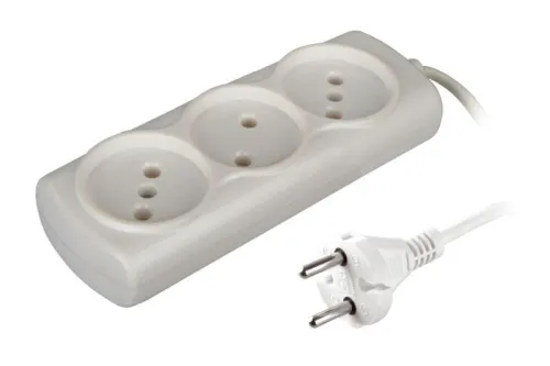 Удлинитель 3х1.5 6А 6А 1300Вт ШВВП2х0.75 модель Р16-010 Si Volsten 13583 фото 2