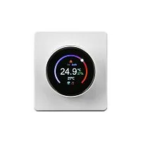 Терморегулятор СП ROUND Wi-Fi перламутр Kranz KR-78-0728-1