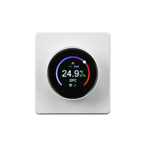 Терморегулятор СП ROUND Wi-Fi перламутр Kranz KR-78-0728-1