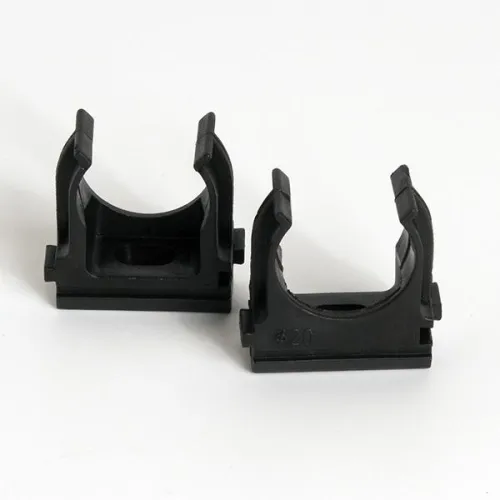 Держатель для труб (клипса) d20мм черн. (уп.100шт) TOKOV ELECTRIC TKE-LC-20-C05/100