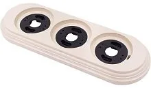 Рамка 3-м пластик песочн. зол. Bironi BF1-630-24