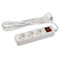 Удлинитель 3х5м с заземл. с выкл. ПВС 3х1.5 16А U-3es-5m-3x1.5 Эра Б0044041