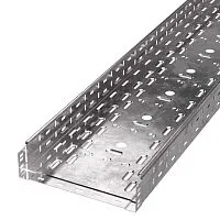 Лоток перфорированный 300х80 L3000 1мм Стандарт (уп.6м) Промрукав PR16.2307