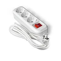 Удлинитель 3х5м с заземл. IP20 S-303А ПВС 3х1.5 с выкл.Universal 1727
