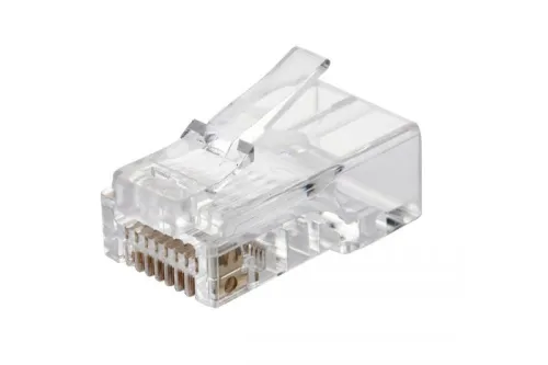 Вилка RJ45 Q-PLUG кат.6 UTP для полевой установки без цвета (уп.50шт) Eurolan 13A-U6-11WT