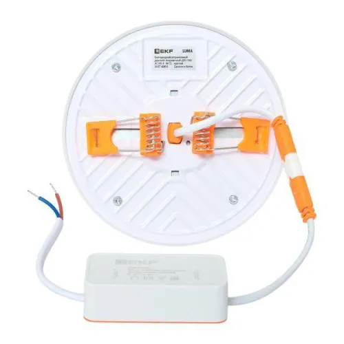 Светильник светодиодный ДВО 1105 18Вт 4000К IP20 круглый встраив. даунлайт безрамочный LUMA EKF DLL-1105-R-18-4000 фото 10