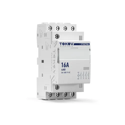 Контактор модульный 36мм 16А 230В АС 4НО PRIZMA TOKOV ELECTRIC TKE-PZ-MC-2-16-230-40