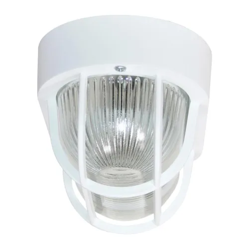 Светильник НБО 23-60-006 "Фарпласт" овал 1х60Вт E27 IP44 корпус с решеткой бел. Элетех 1005500613 фото 3