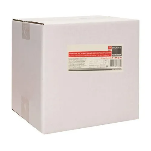 Рубильник 3п 200А реверсивный без рукоятки управления TwinBlock EKF tb-s-200-3p-rev фото 3