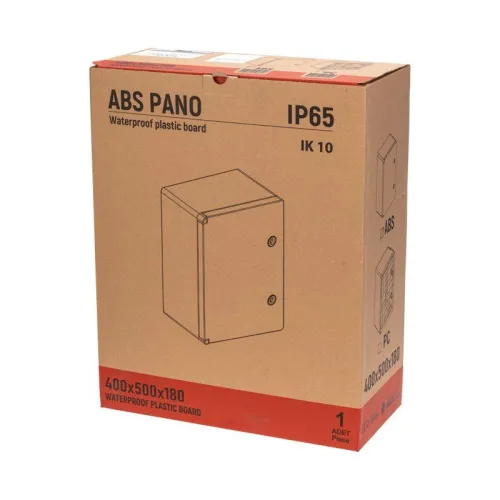 Корпус пластиковый ЩМПп 600х400х200 ABS УХЛ1 IP65 с монтажной панелью Rexant 11-0407 фото 5